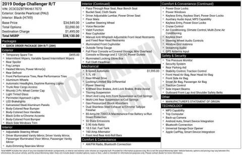 2019 Dodge Challenger R/T