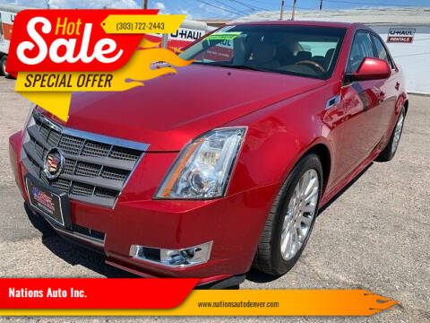 2011 Cadillac CTS for sale at Nations Auto Inc. in Denver CO