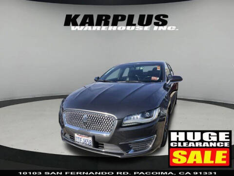 2017 Lincoln MKZ for sale at Karplus Warehouse in Pacoima CA