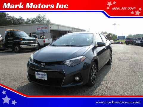 2015 Toyota Corolla for sale at Mark Motors Inc in Gray KY