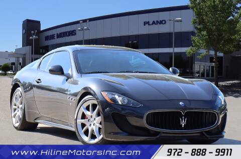 2015 Maserati GranTurismo for sale at HILINE MOTORS in Plano TX