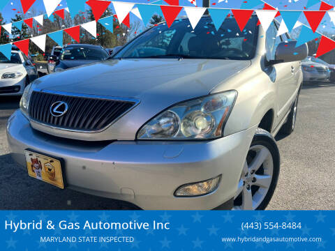 2007 Lexus RX 350 for sale at Hybrid & Gas Automotive Inc in Aberdeen MD