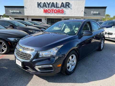 2015 Chevrolet Cruze for sale at KAYALAR MOTORS in Houston TX