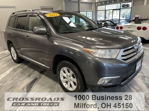 2013 Toyota Highlander for sale at Crossroads Car & Truck in Milford OH