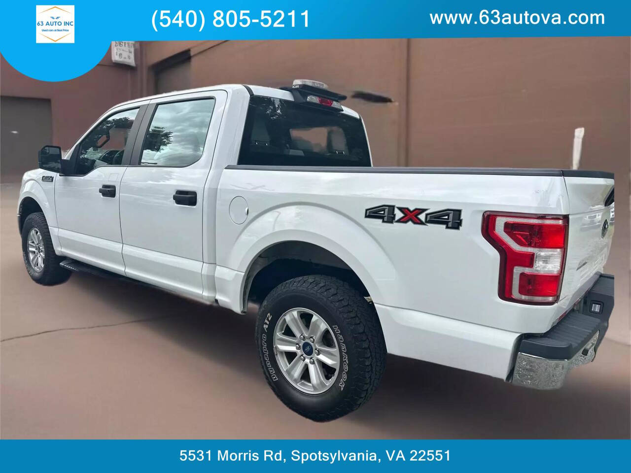 2018 Ford F-150 for sale at 63 Auto Inc in Spotsylvania, VA