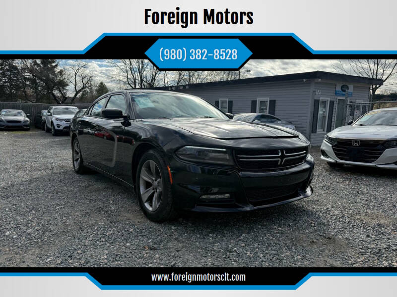 2016 Dodge Charger for sale at Foreign Motors in Kannapolis NC