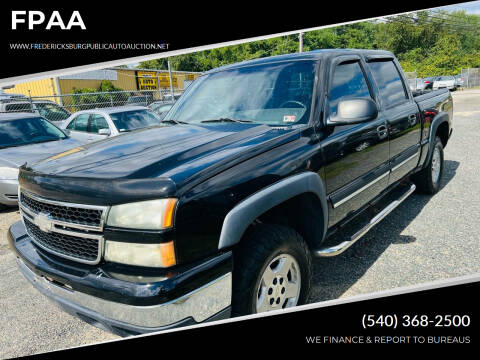 2006 Chevrolet Silverado 1500 for sale at FPAA in Fredericksburg VA