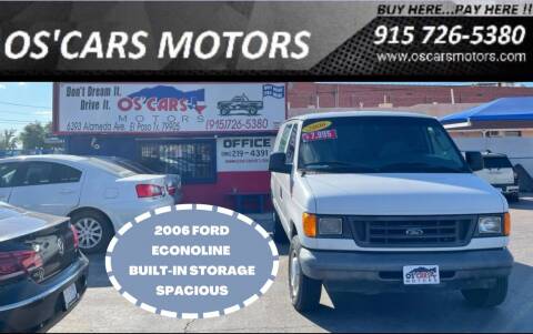 2006 Ford E-Series Cargo for sale at Os'Cars Motors in El Paso TX