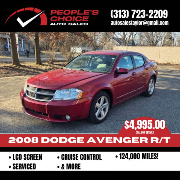 2008 Dodge Avenger for sale at People's Choice Auto Sales in Taylor MI
