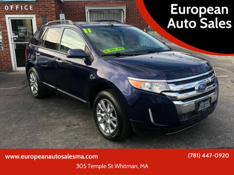 2011 Ford Edge for sale at European Auto Sales in Whitman MA