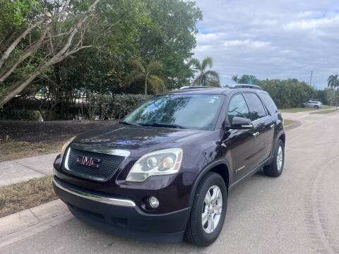 2008 GMC Acadia for sale at L G AUTO SALES in Boynton Beach FL