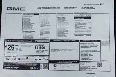 2026 GMC Terrain Elevation