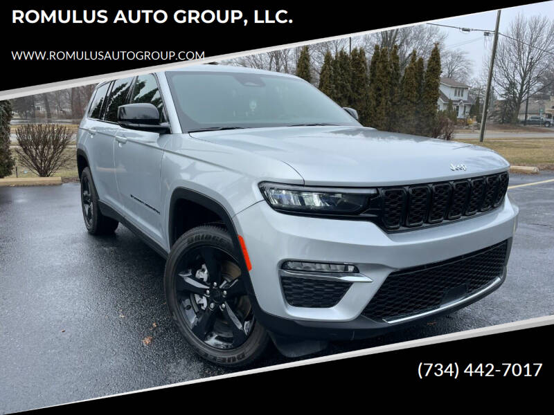 2022 Jeep Grand Cherokee L for sale at ROMULUS AUTO GROUP, LLC. in Romulus MI
