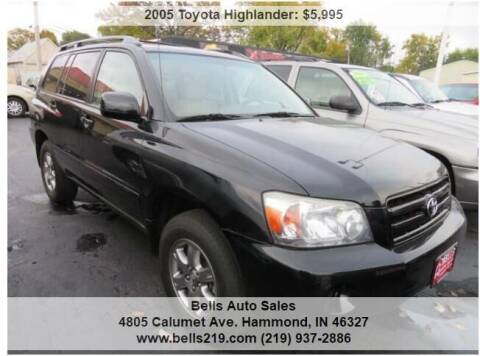 2005 Toyota Highlander for sale at Bells Auto Sales in Hammond IN