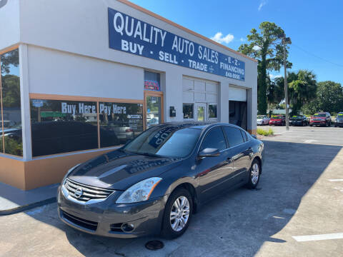 2012 Nissan Altima for sale at QUALITY AUTO SALES OF FLORIDA in New Port Richey FL