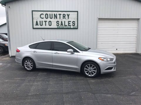 2017 Ford Fusion for sale at COUNTRY AUTO SALES LLC in Greenville OH