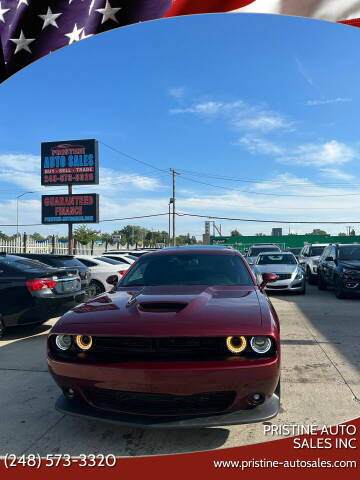 2019 Dodge Challenger for sale at PRISTINE AUTO SALES INC in Pontiac MI