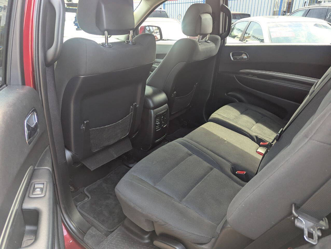 Red 2013 Dodge Durango SXT AWD SXT 4dr SUV 8
