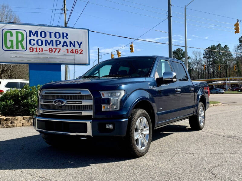 2016 Ford F-150 for sale at GR Motor Company in Garner NC
