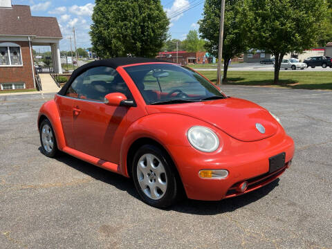 2003 Volkswagen New Beetle Convertible for sale at Mike's Wholesale Cars in Newton NC