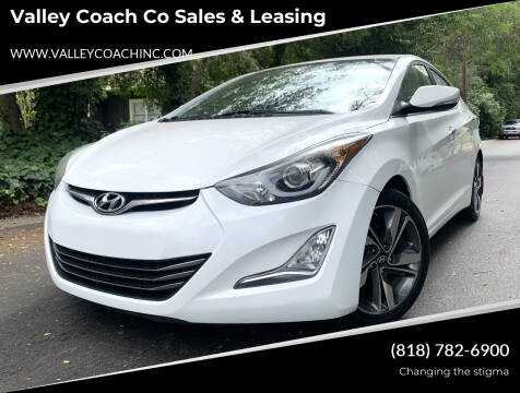 2014 Hyundai Elantra for sale at Valley Coach Co Sales & Leasing in Van Nuys CA