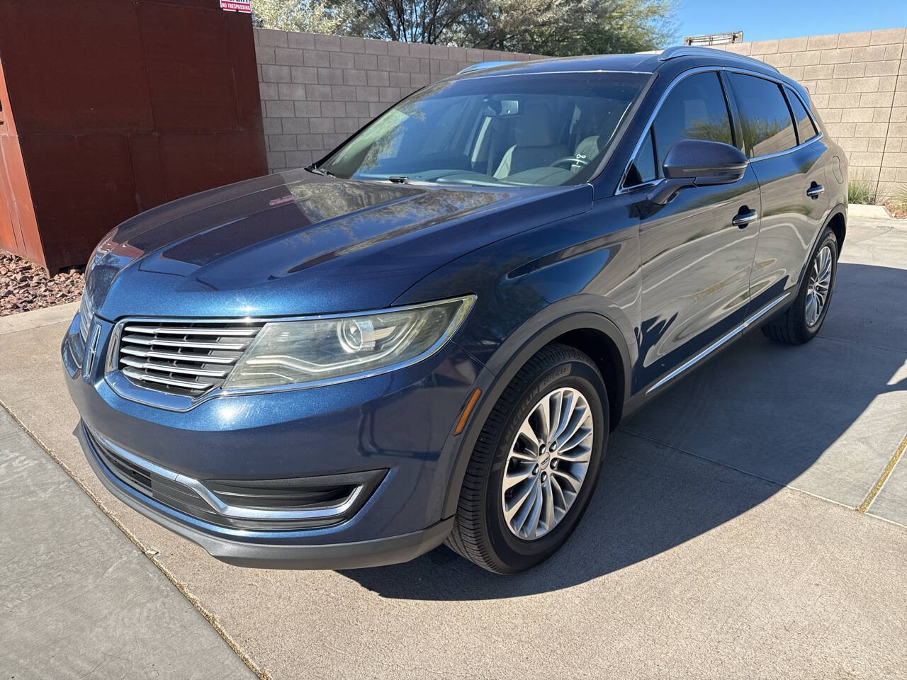 Blue 2017 Lincoln MKX Select Select 4dr SUV 1