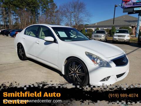 2013 Infiniti G37 Sedan for sale at Smithfield Auto Center LLC in Smithfield NC