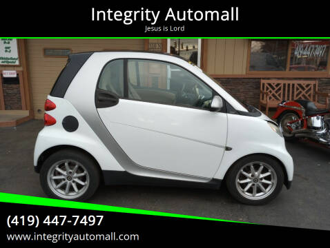 2009 Smart fortwo for sale at Integrity Automall in Tiffin OH