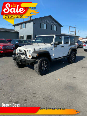 2008 Jeep Wrangler Unlimited for sale at Brown Boys in Yakima WA