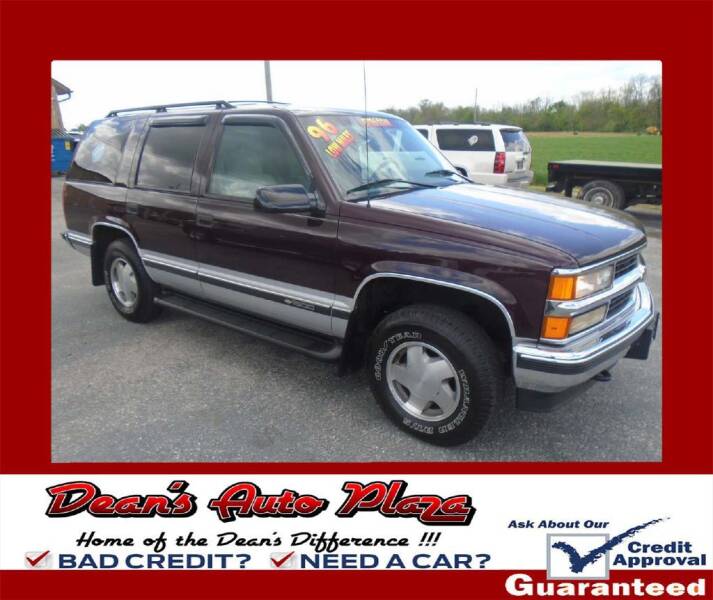 1996 Chevrolet Tahoe for sale at Dean's Auto Plaza in Hanover PA