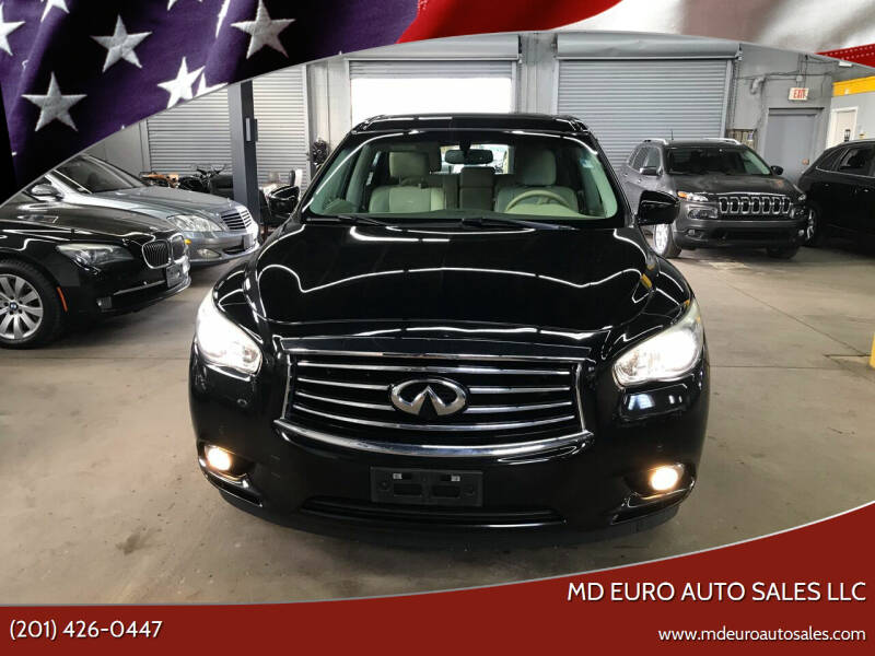 2013 Infiniti JX35 for sale at MD Euro Auto Sales LLC in Hasbrouck Heights NJ