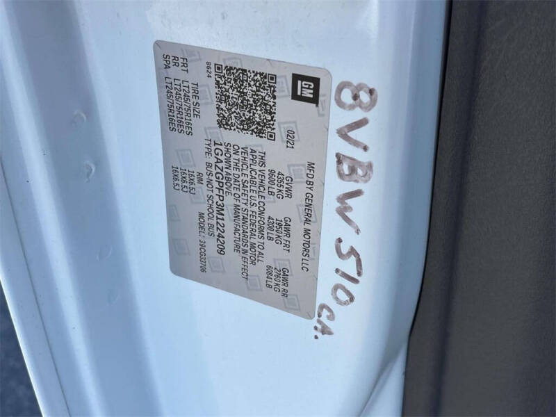 2021 Chevrolet Express LT 3500