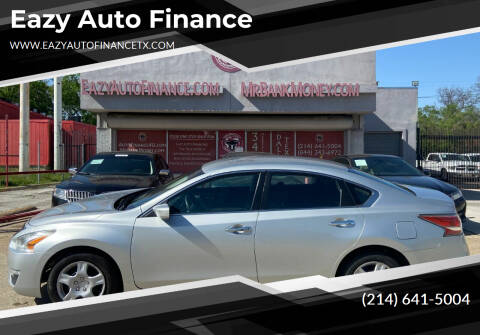 2014 Nissan Altima for sale at Eazy Auto Finance in Dallas TX