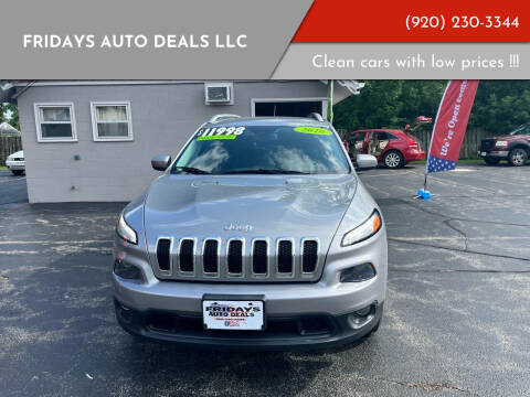2016 Jeep Cherokee for sale at Fridays Auto Deals LLC in Oshkosh WI