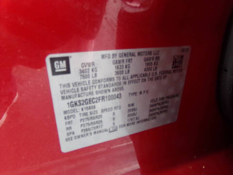 2015 GMC Yukon XL SLE