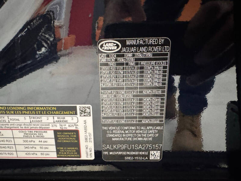 2025 Land Rover Range Rover P400 SE