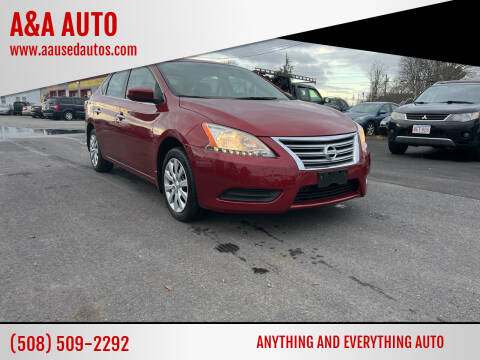 2015 Nissan Sentra for sale at A&A AUTO in Fairhaven MA