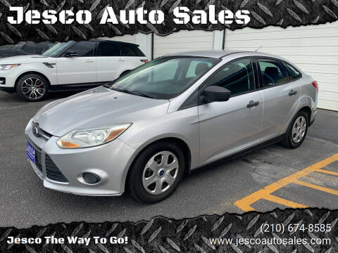 2012 Ford Focus for sale at Jesco Auto Sales in San Antonio TX