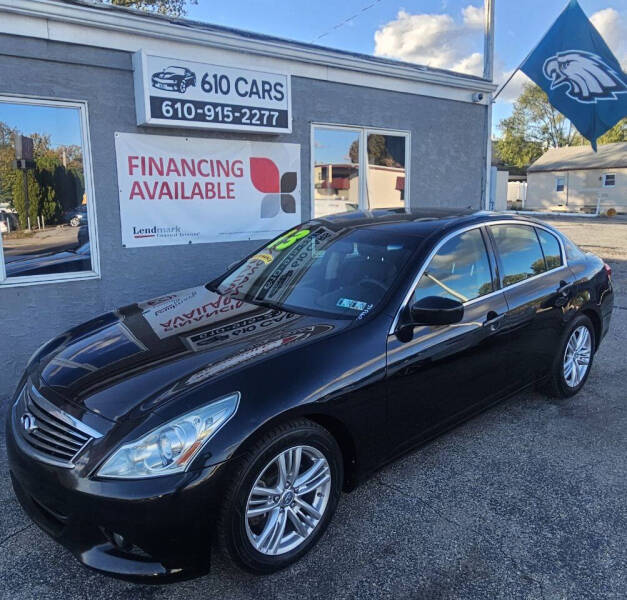 2013 Infiniti G37 Sedan for sale at 610 CARS in Plymouth Meeting PA