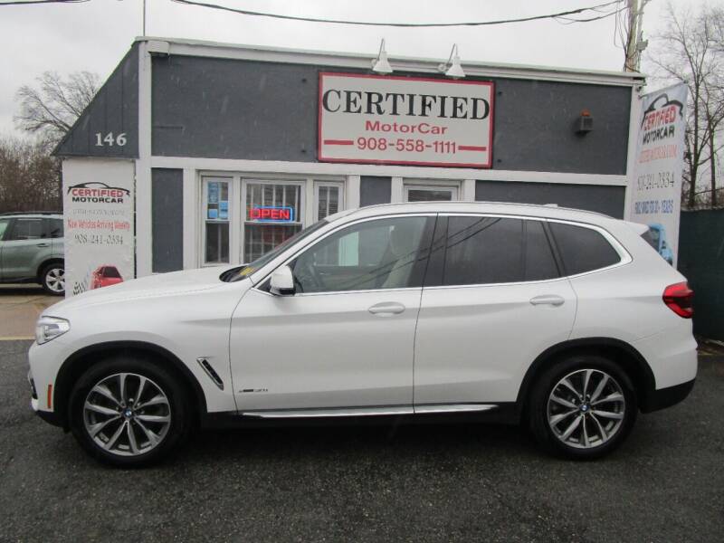 2018 BMW X3 for sale at CERTIFIED MOTORCAR LLC in Roselle Park NJ