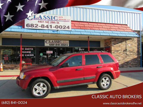 2005 Jeep Grand Cherokee for sale at Classic Auto Brokers in Haltom City TX