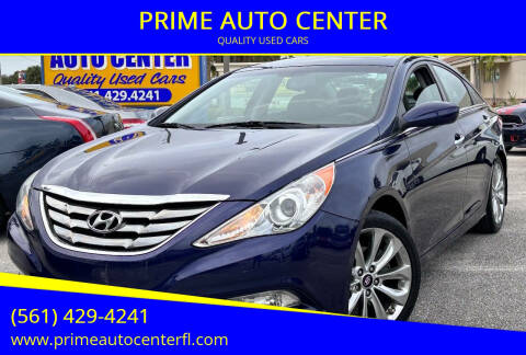 2013 Hyundai Sonata for sale at PRIME AUTO CENTER in Palm Springs FL