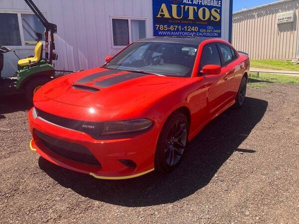 Used 2022 Dodge Charger R/T with VIN 2C3CDXCT4NH259324 for sale in Oakley, KS