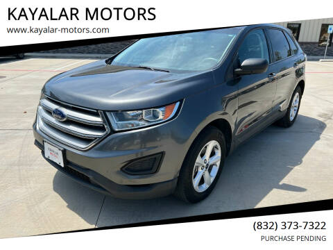 2015 Ford Edge for sale at KAYALAR MOTORS SUPPORT CENTER in Houston TX