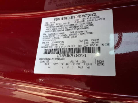 2015 Ford Mustang