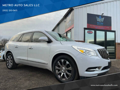 2016 Buick Enclave for sale at METRO AUTO SALES LLC in Lino Lakes MN