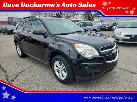 2010 Chevrolet Equinox for sale at Dave Ducharme's Auto Sales in Lowell MA