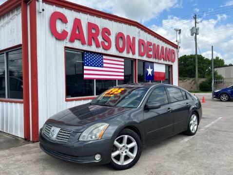 2006 Nissan Maxima for sale at Cars On Demand 3 in Pasadena TX