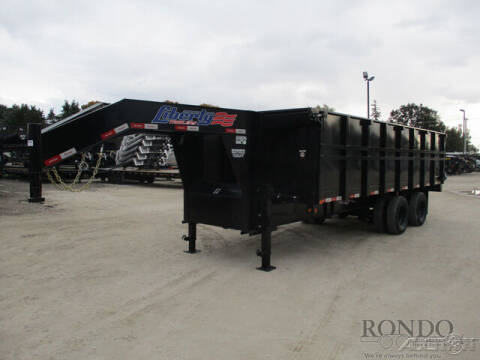 2022 Liberty Gooseneck Dump LD20K96X20B12 for sale at Rondo Truck & Trailer in Sycamore IL
