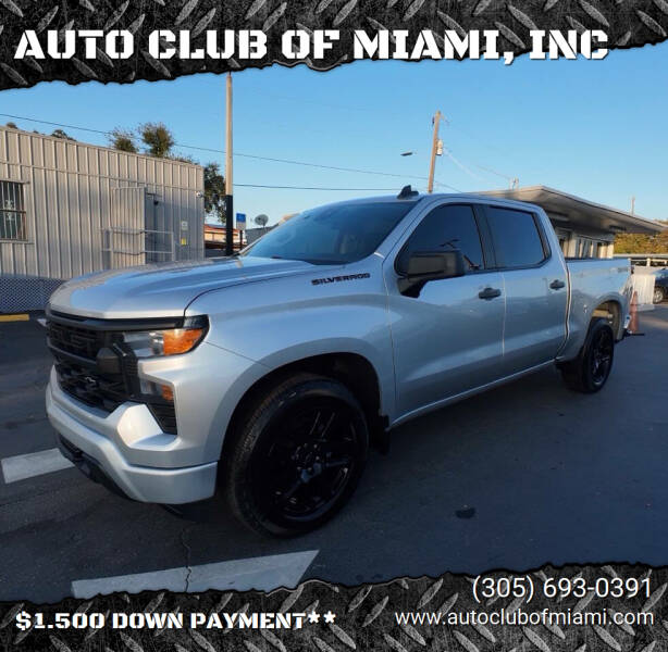 2022 Chevrolet Silverado 1500 for sale at AUTO CLUB OF MIAMI, INC in Miami FL